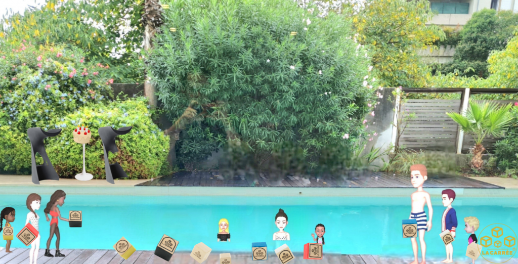 Sur une terrasse