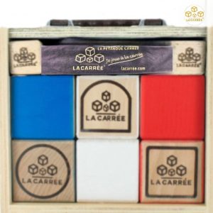 bleus ronds blancs domes rouges carrée